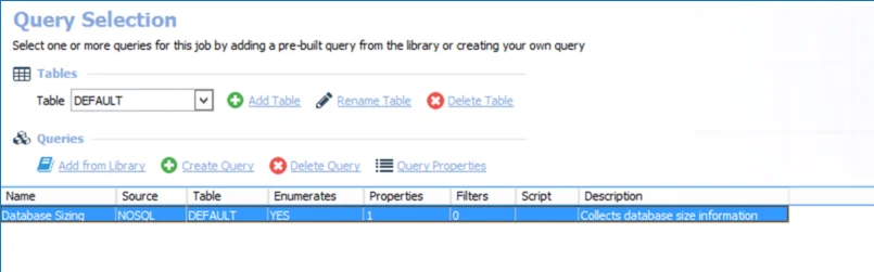 Query Selection