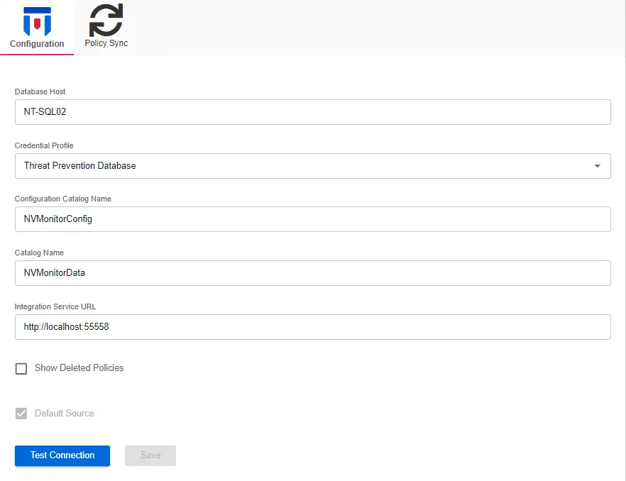 configurationtab