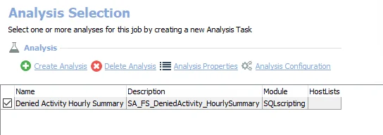 Analysis Tasks for the FS_DeniedActivity Job