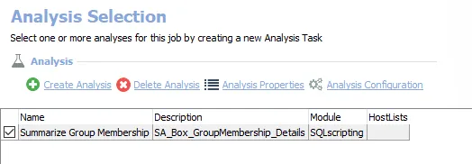Analysis Tasks for the Box_GroupMembership Job