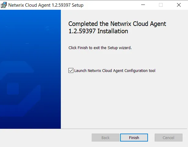 installagentnetwrixcloudagentfinish