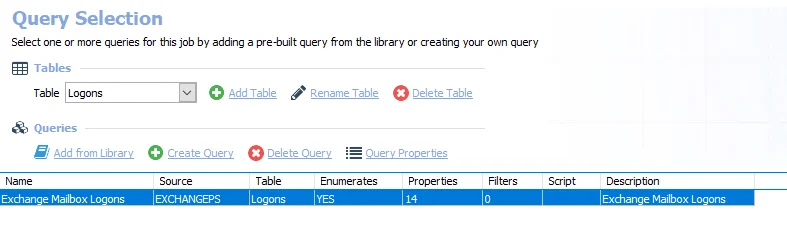 Queries for the EX_MailboxActivity Job