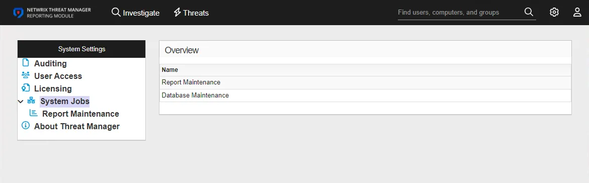 Integrations interface on the Authentication Provider page