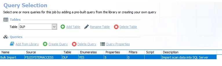 Query for the 2-SEEK Bulk Import Job
