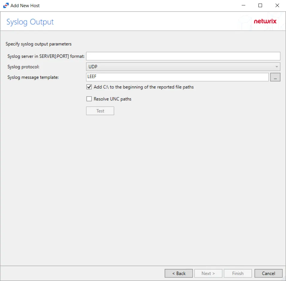 syslogoutput
