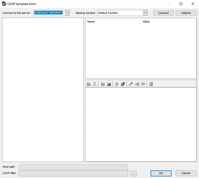 LDAP template form