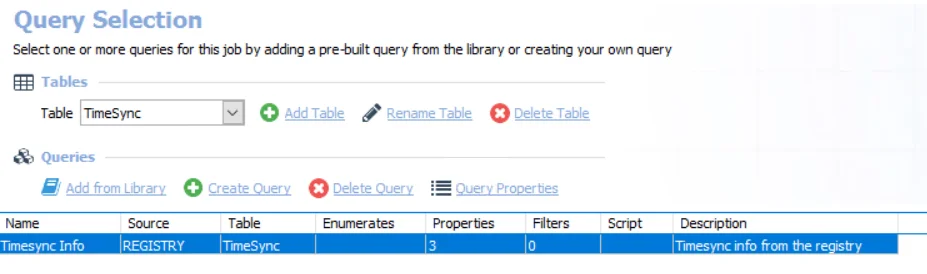 Query Selection